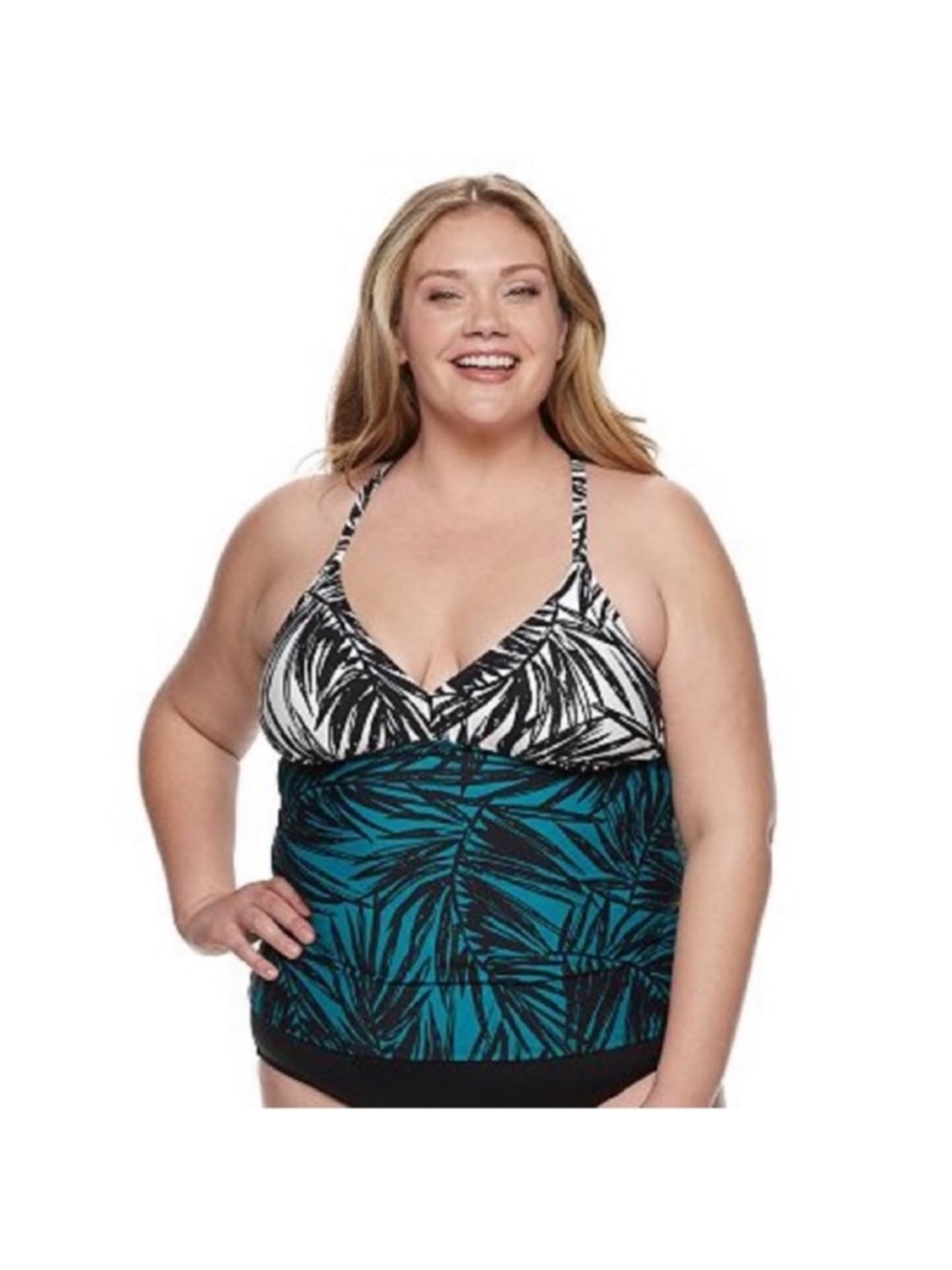 Apt 9 tankini (swim top only)
Hawaiian theme